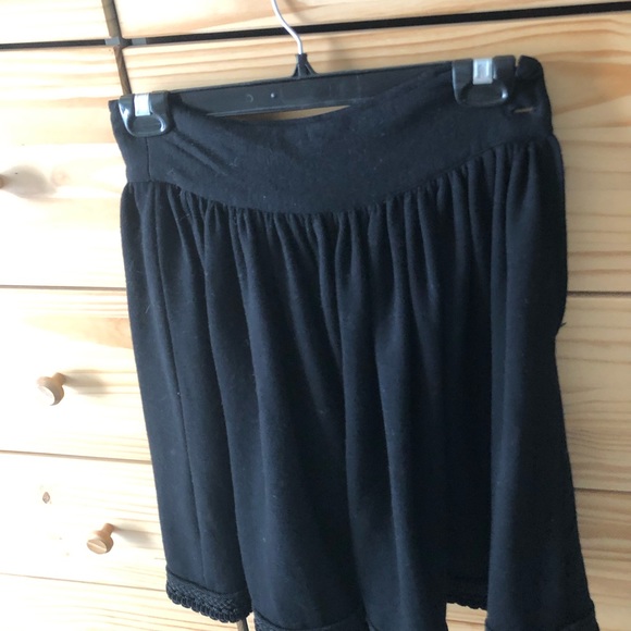 Vintage wool a-line black skirt - Picture 4 of 6